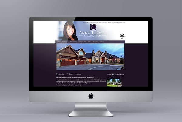 Website Design for Anna Terrace