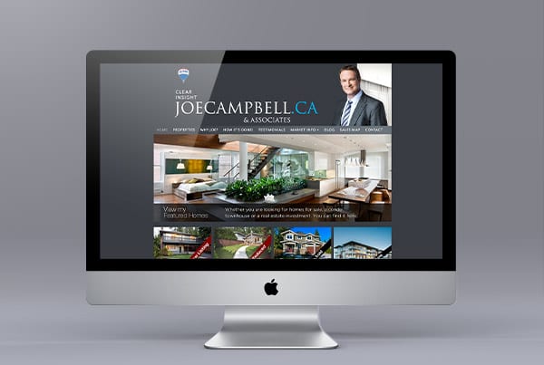 Website Design for Joe Campbell