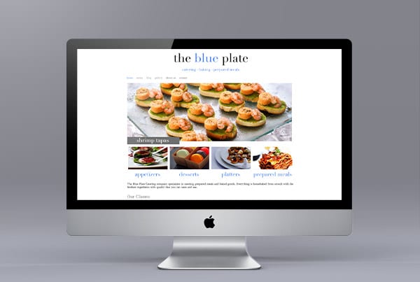 The Blue Plate Website Design