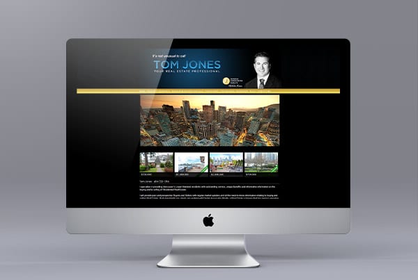 Tom Jones Website Design