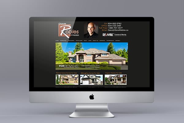 Website Design for Dave Robles