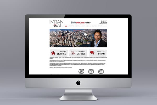 Website Design for Imran Ali