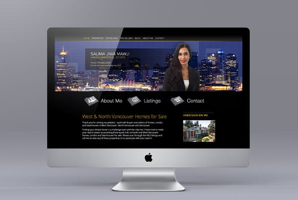 Website Design for Salima Jiwa Mawji