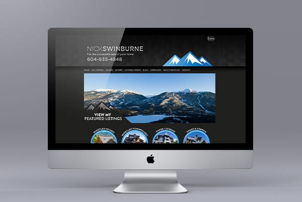 Nick Swinburne Website Design