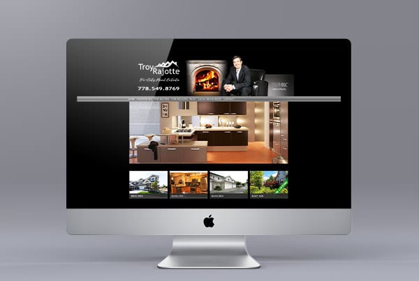 Website Design for Troy Rajotte