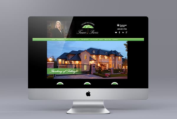 Tami Paris Real Estate Website Design