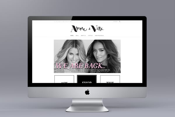 Amore and Vita WordPress Website